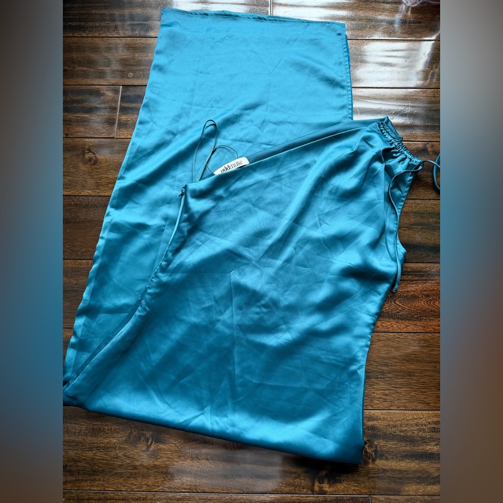Odd Muse Teal One Shoulder Dress